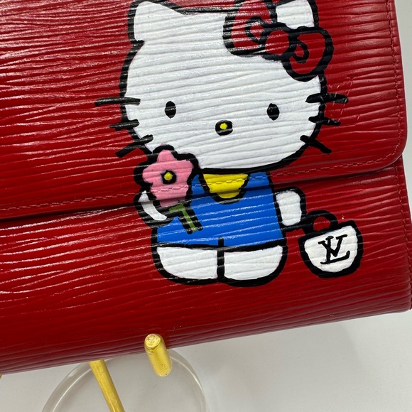 Louis Vuitton Epi Hello Kitty Wallet - Picture 2 of 8